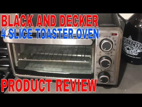 ✅  How To Use Black and Decker 4 Slice Toaster Oven TO1313SBD Review 🔴