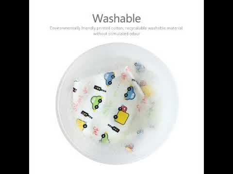Baby Bandana Drool Bib Set (8-PACK),  with Free Puppy, Organic Cotton