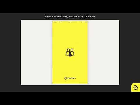 How to setup a Norton Family account on an iOS device