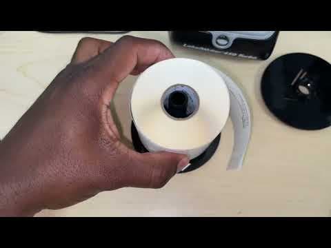 HOW TO LOAD A LABEL ROLL IN DYMO LABELWRITER 450 TURBO
