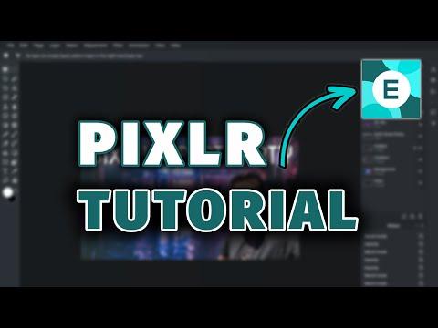 Pixlr Photo Editing - Pixlr E Tutorial for Beginners