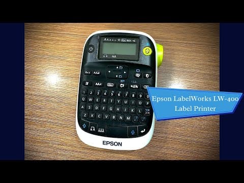 🔵 UNBOXING and REVIEW - Epson LabelWorks LW-400 Label Printer