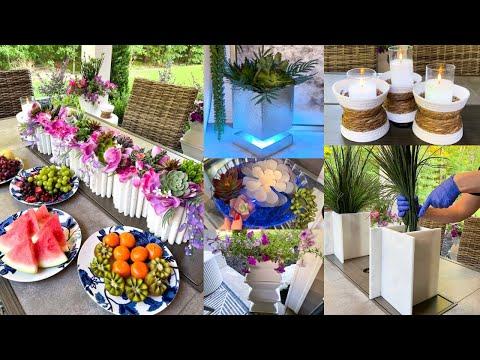 Dollar Tree DIY Outdoor Decor | Porch and Patio Decorating Ideas 2024