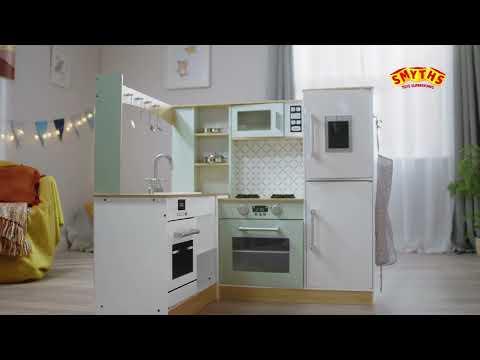 Kitchen Corner Luxury Wooden Kitchen - Smyths Toys