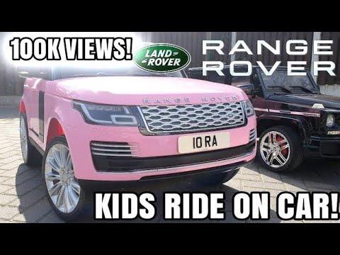 BIG Pink 24V Land Rover RANGE ROVER 2 Seater Kids Ride On Car - REVIEW!   #rideoncar #toyrangerover