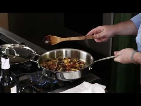 All-Clad® Covered Stainless Steel Sauté Pan