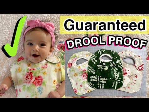 How To Make The Ultimate Baby Bib ~ Waterproof & Reversible Baby Bib