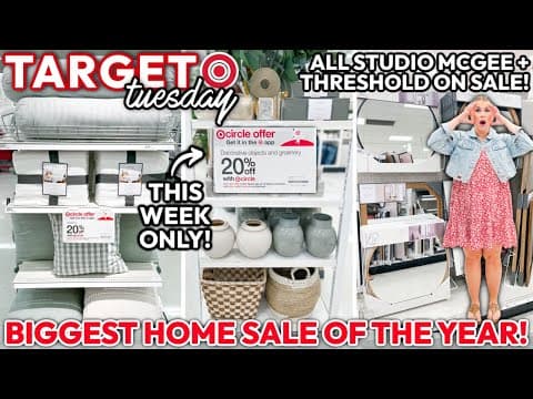 THE BIGGEST TARGET HOME DECOR SALE OF THE YEAR! *HAPPENING NOW* | 20% Off NEW Studio McGee + more!