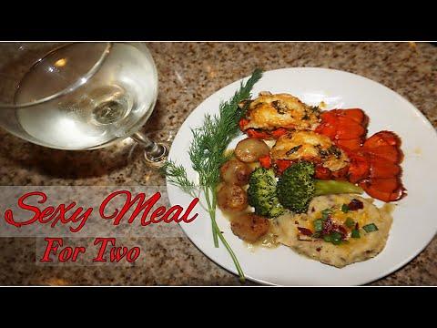 ROMANTIC Dinner for Date Night | Valentine’s Day| JUICY Lobster Tail Meal