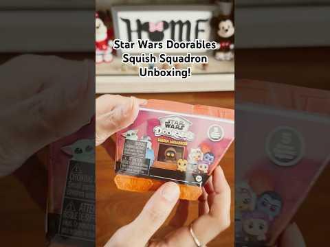 Disney Star Wars Doorables Squish Squadron ASMR Unboxing!! Best Doorables toy ever!!