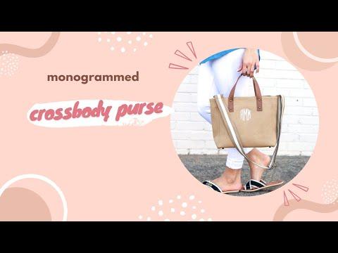 Monogrammed Crossbody Purse