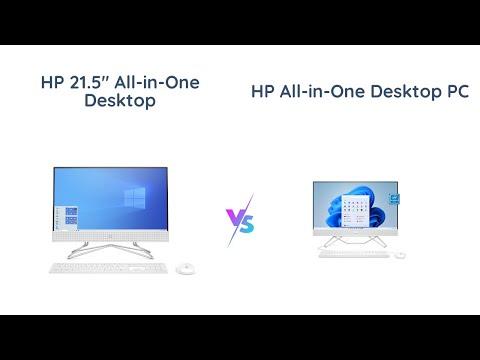 HP All-in-One Desktop Comparison: 21.5" vs 23.8"