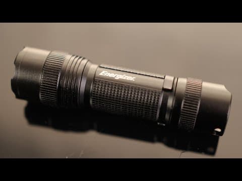 ENERGIZER LED Flashlight TAC 300 Pro, IPX4 Water Resistant Flash Light With CR123 Lithium Battery