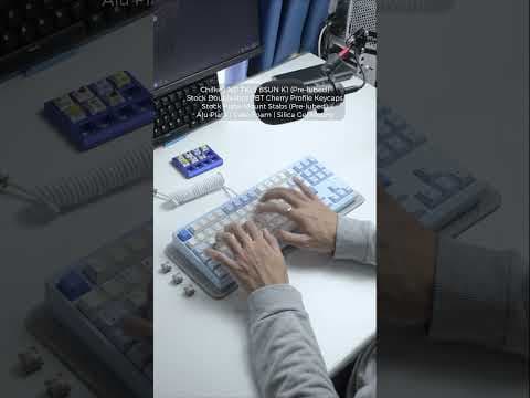 Chilkey ND TKL with BSUN K1 | #shorts #keyboard #typing #customkeyboard #unikeys #asmr