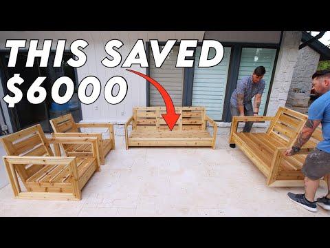 $10,000 DIY Outdoor Furniture