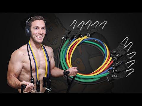 Whatafit Resistance Bands Review - 5 Band Set to Build Muscle & Burn Fat at Home | GamerBody