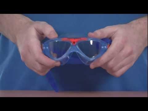 Aqua Sphere Vista Junior Goggle - Blue and Orange - www.simplyswim.com