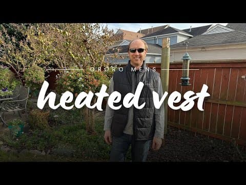 Stay Warm with ORORO Men's Lightweight Heated Vest