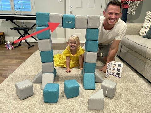 Review and Demo of Magnetic Soft Building Blocks for Kids, Magnetic Blocks, Big Blocks