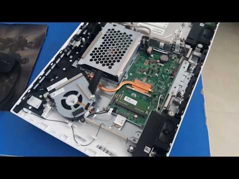 HP All in One 22 Desktop Disassembly and HDD Replacement 2019