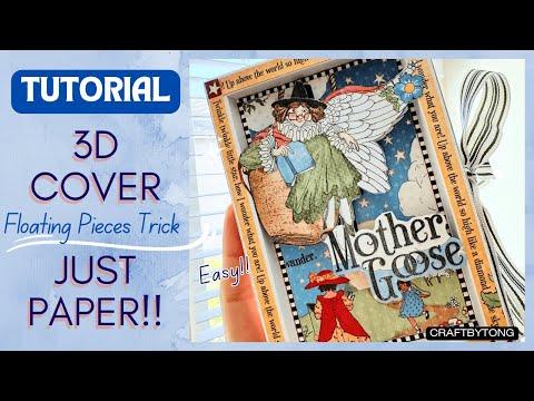 DIY 3D Book Cover Tutorial✨ | Easy Dimensional Frame for Books, Scrapbooks & Photos!