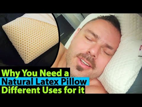 What's a LATEX Pillow? Is it better than Memory foam? My 100% Natural Talalay Latex Pillow Review