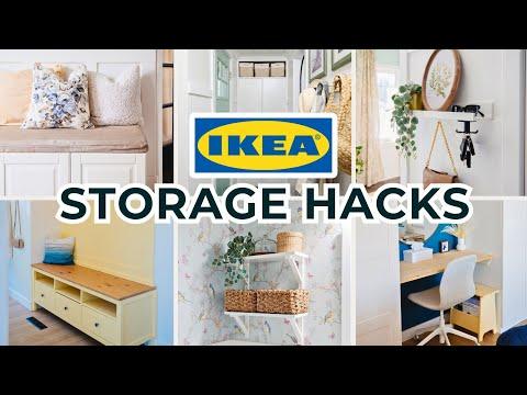 10 GENIUS IKEA Hacks for Small Space Storage Solutions!