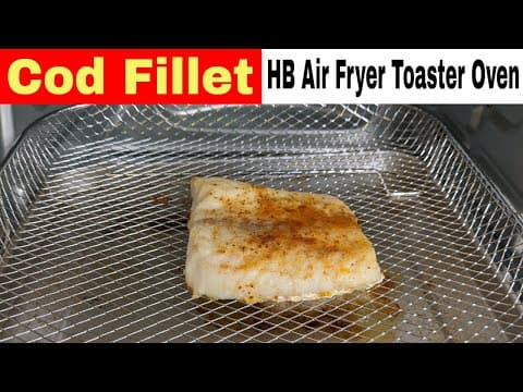 Frozen Cod, Hamilton Beach Sure-Crisp Air Fryer Toaster Oven Recipe