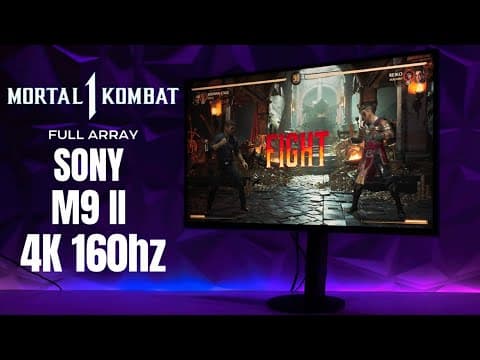 SONY INZONE M9 II 4K Monitor First Gameplay Impressions