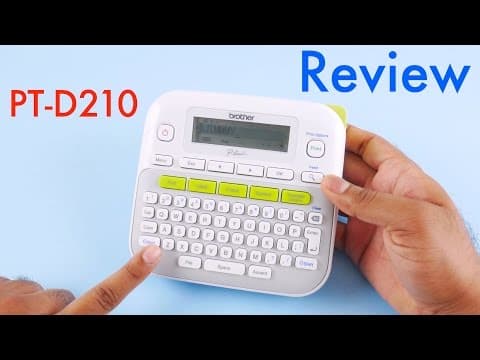 Brother PT-D210 Label Maker Review