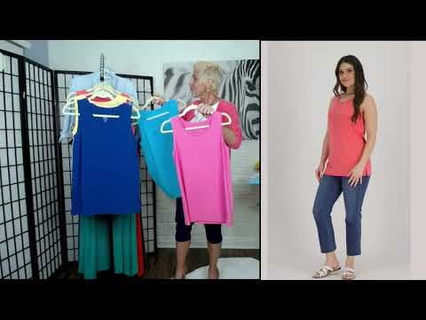 Joan Rivers Wardrobe Builders 2-Pack Cotton Blend Tanks on QVC