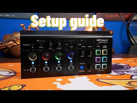 Roland Bridgecast X Setup guide and OBS tips