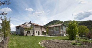 A house in italy with a coach house