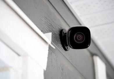 Wyze Cam Outdoor placed outside of a residential home for monitoring and security purposes.